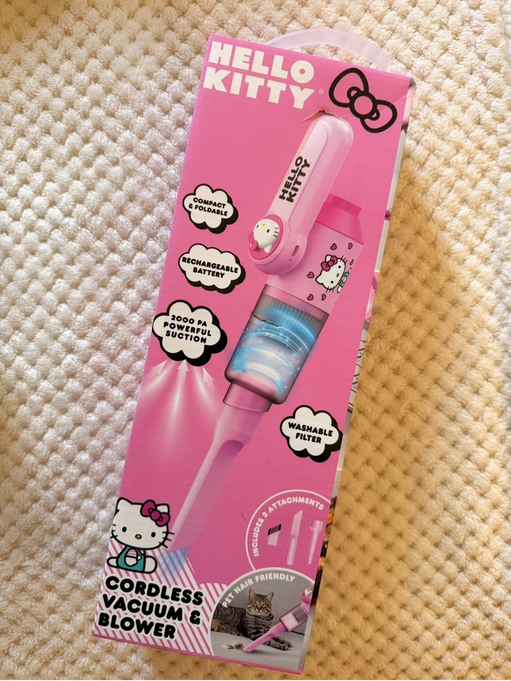 Hello Kitty Pink Cordless Vacuum & Blower – Cute Pink Design NWT